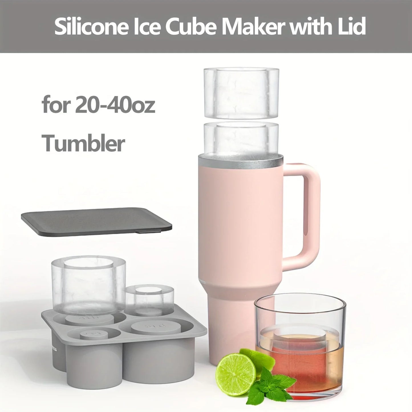 Molde para hacer hielo Stanley Ice Grid Molde para hacer hielo de congelación rápida Stanley Ice Grid Fácil de desmoldar 30 40 oz